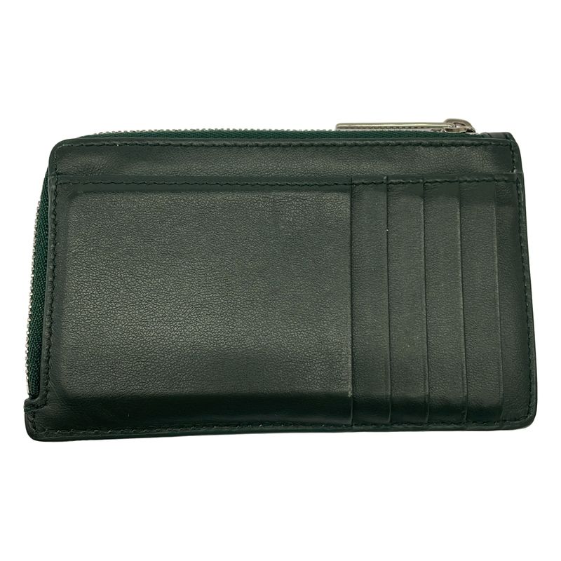 Balenciaga Coin & Card Case Fragment Green