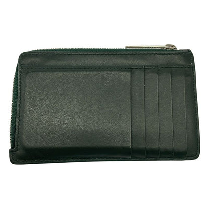 Balenciaga Coin & Card Case Fragment Green