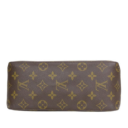 Louis Vuitton Shoulder Bag Looping MM Monogram Leather Brown