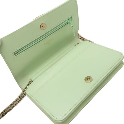 Chanel Shoulder Bag Caviar Green