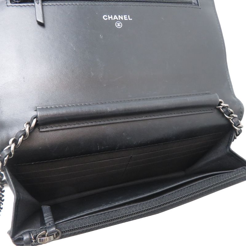 Chanel Shoulder Bag Black M