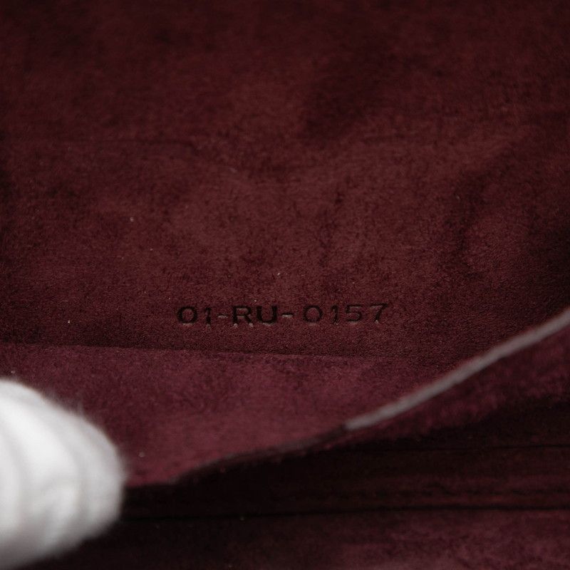 Dior Addict Small Box Crossbody Shoulder Bag Wine Red Bold Leather