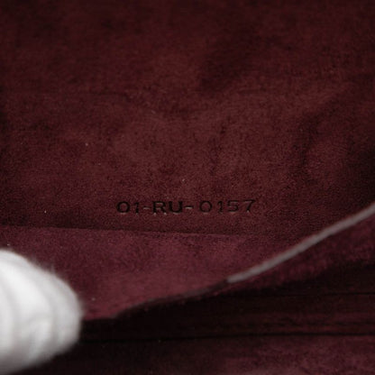 Dior Addict Small Box Crossbody Shoulder Bag Wine Red Bold Leather