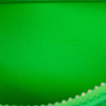 Balenciaga Hourglass Green Leather