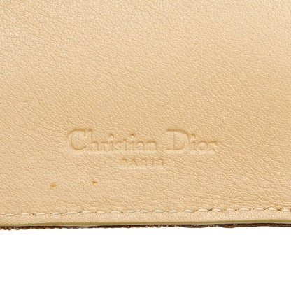 Dior Trotter Beige Brown Canvas Leather