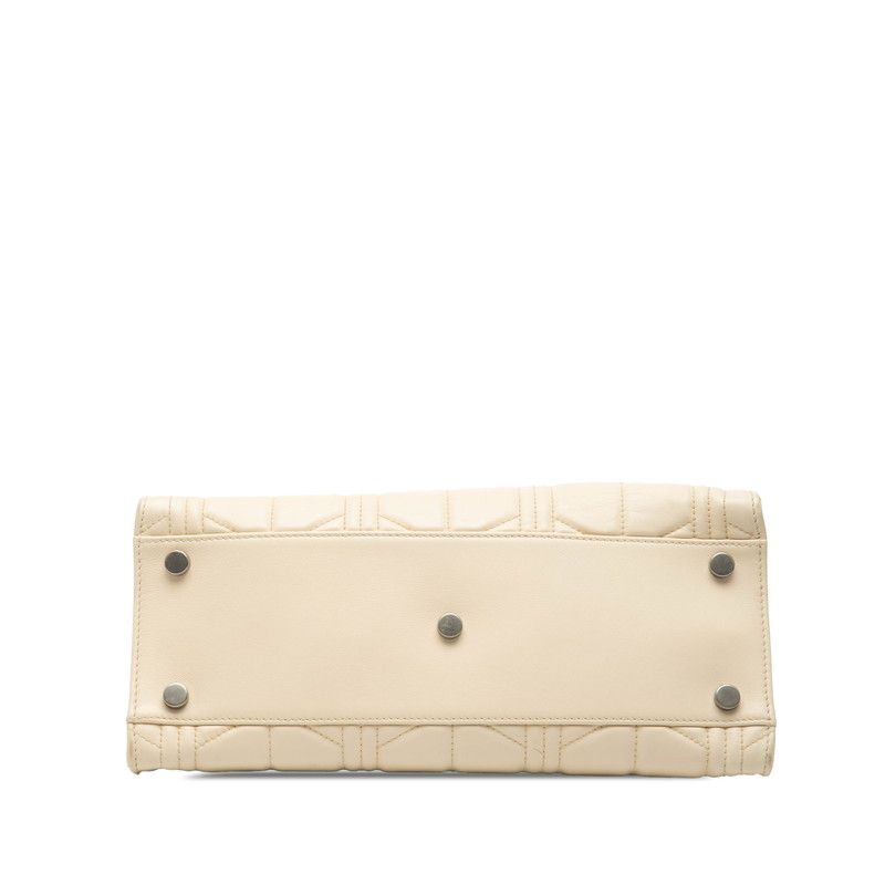 Gucci Dionysus 2-Way Shoulder Bag White Leather