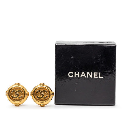 Chanel CC Logo Gold Plated