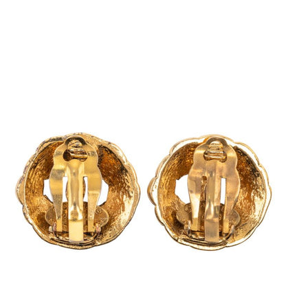 Chanel CC Logo Vintage Gold Plated
