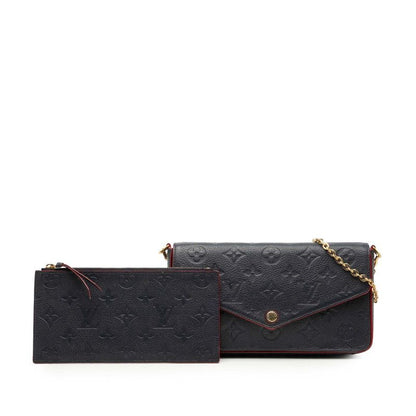 Louis Vuitton Monogram Empreinte Pochette Felicie Crossbody Chain Shoulder Bag