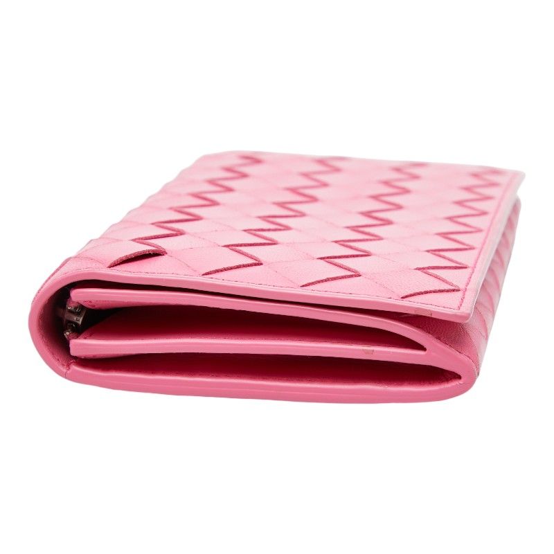 Bottega Veneta Intrecciato Pink Leather