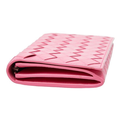 Bottega Veneta Intrecciato Pink Leather