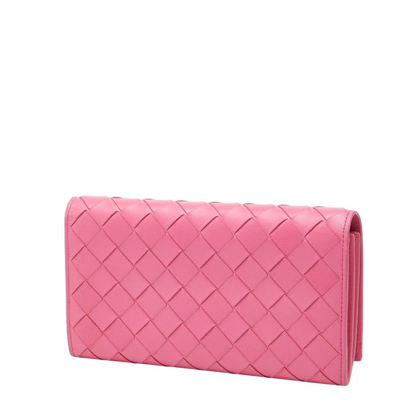 Bottega Veneta Intrecciato Pink Leather