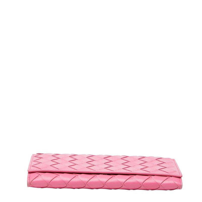 Bottega Veneta Intrecciato Pink Leather