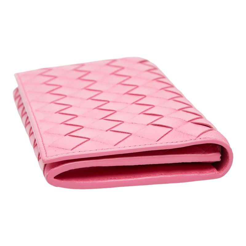Bottega Veneta Intrecciato Pink Leather