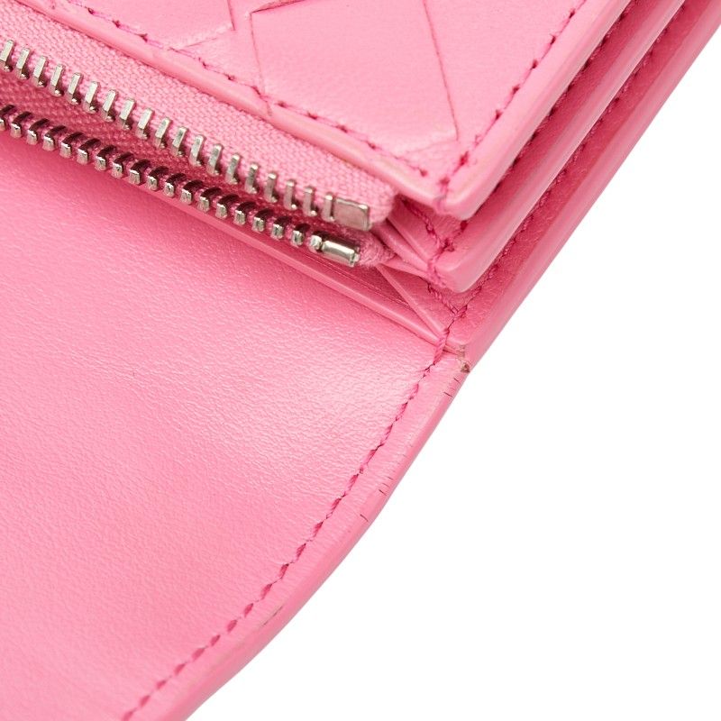 Bottega Veneta Intrecciato Pink Leather
