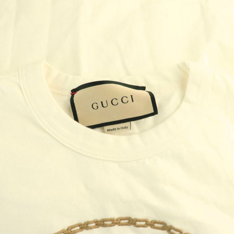 Gucci Interlocking Cotton Jersey T-Shirt Short Sleeve S