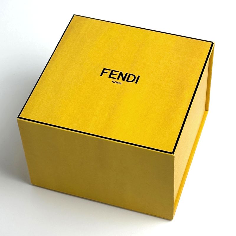 Fendi O-rock Bangle FF Logo Gold Plated