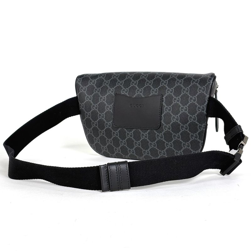 Gucci GG Emblem Belt Bag Black