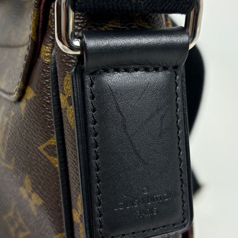Louis Vuitton District PM Crossbody Shoulder Bag Monogram Macassar Brown