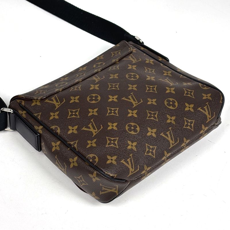 Louis Vuitton District PM Crossbody Shoulder Bag Monogram Macassar Brown