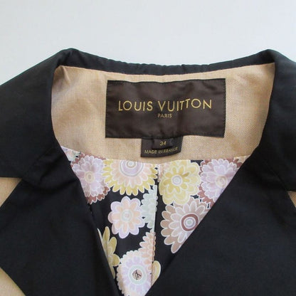 Louis Vuitton Skirt Set Suit Bicolor Floral Pattern Lining