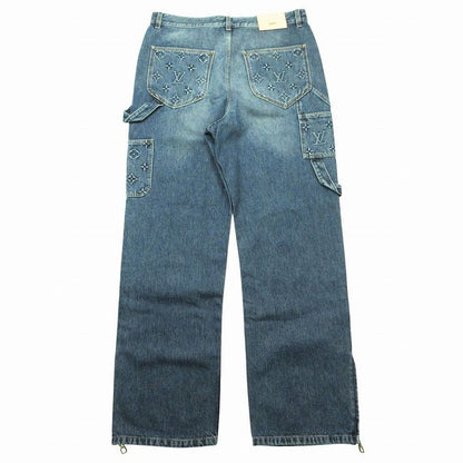 Louis Vuitton Workwear Denim Carpenter Pants Monogram 34