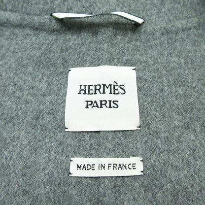 Hermes Cashmere Double Face Long Gilet No Sleeve Coat 34 XS