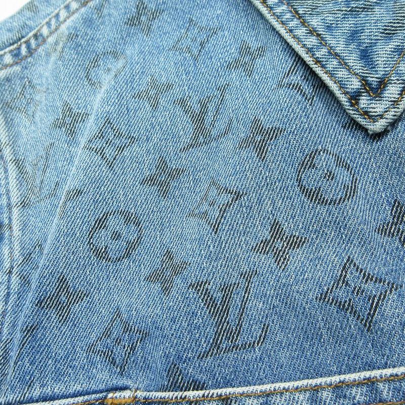 Louis Vuitton Monogram Denim Jacket Jean Indigo Yie 54