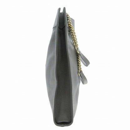 Gucci Rajah Taiga Head Chain Large Tote Gray