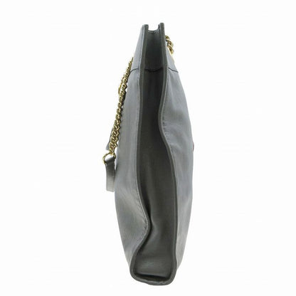 Gucci Rajah Taiga Head Chain Large Tote Gray