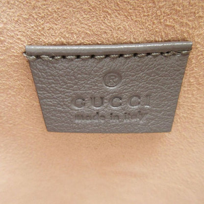 Gucci Rajah Taiga Head Chain Large Tote Gray