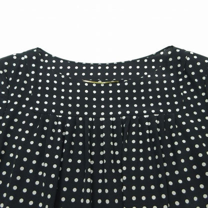 Saint Laurent by Hedi Slimane Era Dot Pattern Dress Long