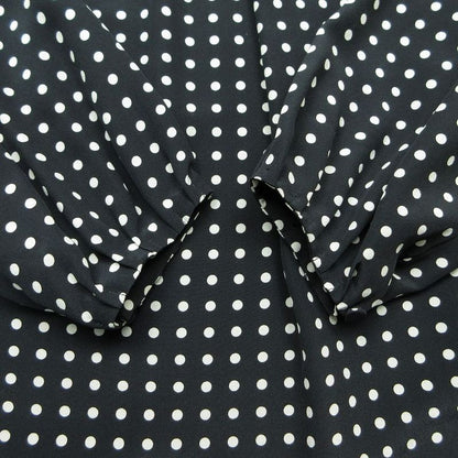 Saint Laurent by Hedi Slimane Era Dot Pattern Dress Long