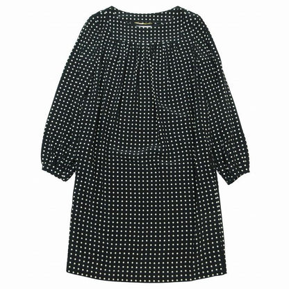Saint Laurent by Hedi Slimane Era Dot Pattern Dress Long