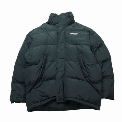 Balenciaga Political Campaign Puffer Jacket Logo Print Quilted Down 44 S