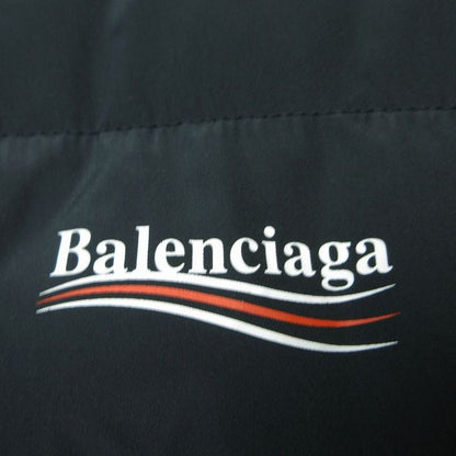 Balenciaga Political Campaign Puffer Jacket Logo Print Quilted Down 44 S