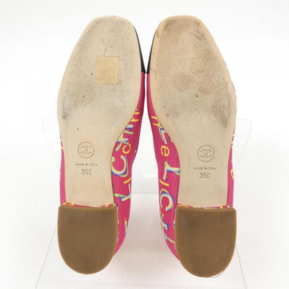 Chanel Flat Shoes Black 35