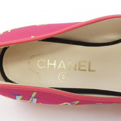 Chanel Flat Shoes Black 35