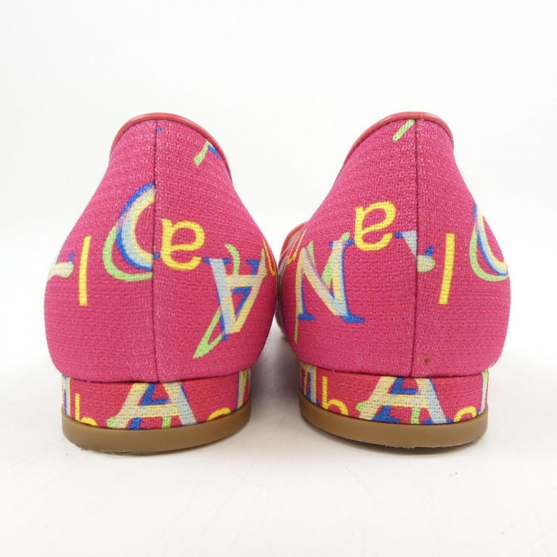 Chanel Flat Shoes Black 35