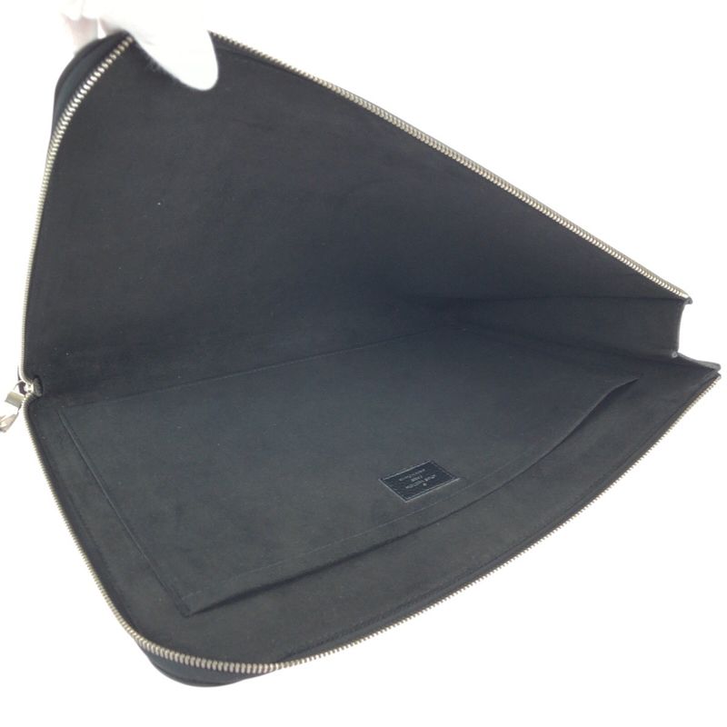 Louis Vuitton Taurillon Pochette Jour GM Black Noir Leather