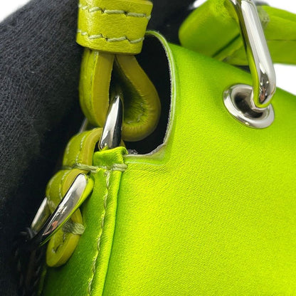 Fendi Shoulder Bag Baguette Phone Pouch 2-Way Light Green-brown