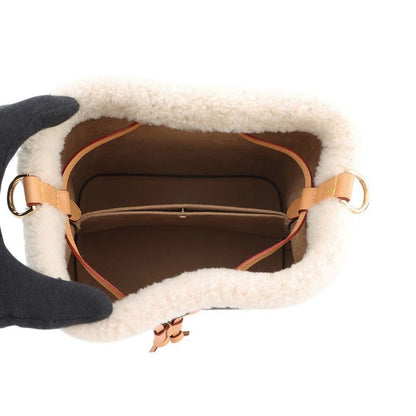 Louis Vuitton Handbag Monogram Shearling NeoNoe BB 2-Way