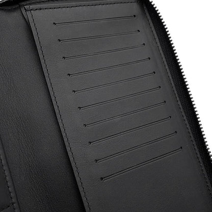 Louis Vuitton Wallet Monogram Taurillon Leather Zippy Vertical Noir Black
