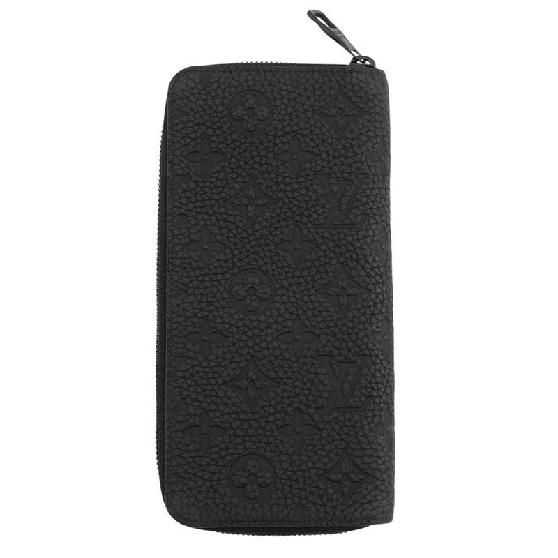 Louis Vuitton Wallet Monogram Taurillon Leather Zippy Vertical Noir Black