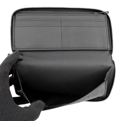 Louis Vuitton Wallet Monogram Taurillon Leather Zippy Vertical Noir Black