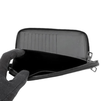 Louis Vuitton Wallet Monogram Taurillon Leather Zippy Vertical Noir Black