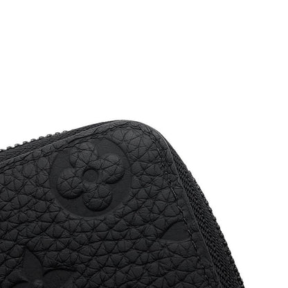 Louis Vuitton Wallet Monogram Taurillon Leather Zippy Vertical Noir Black