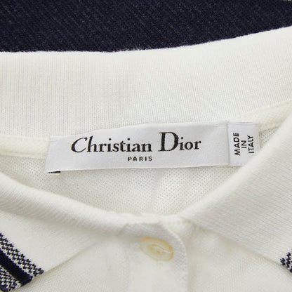 Dior Logo Polo Shirt XS White Multicolor Cotton Jersey
