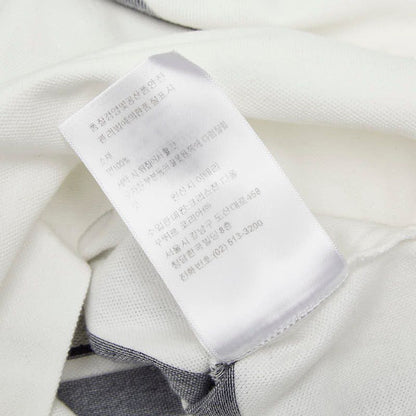 Dior Logo Polo Shirt XS White Multicolor Cotton Jersey