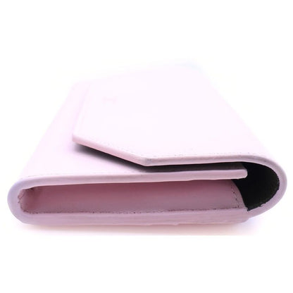 Balenciaga Envelope Slim Continental Wallet Pink Leather